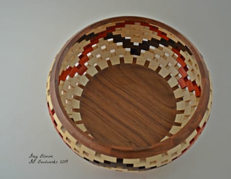 Hand turned wooden bowls